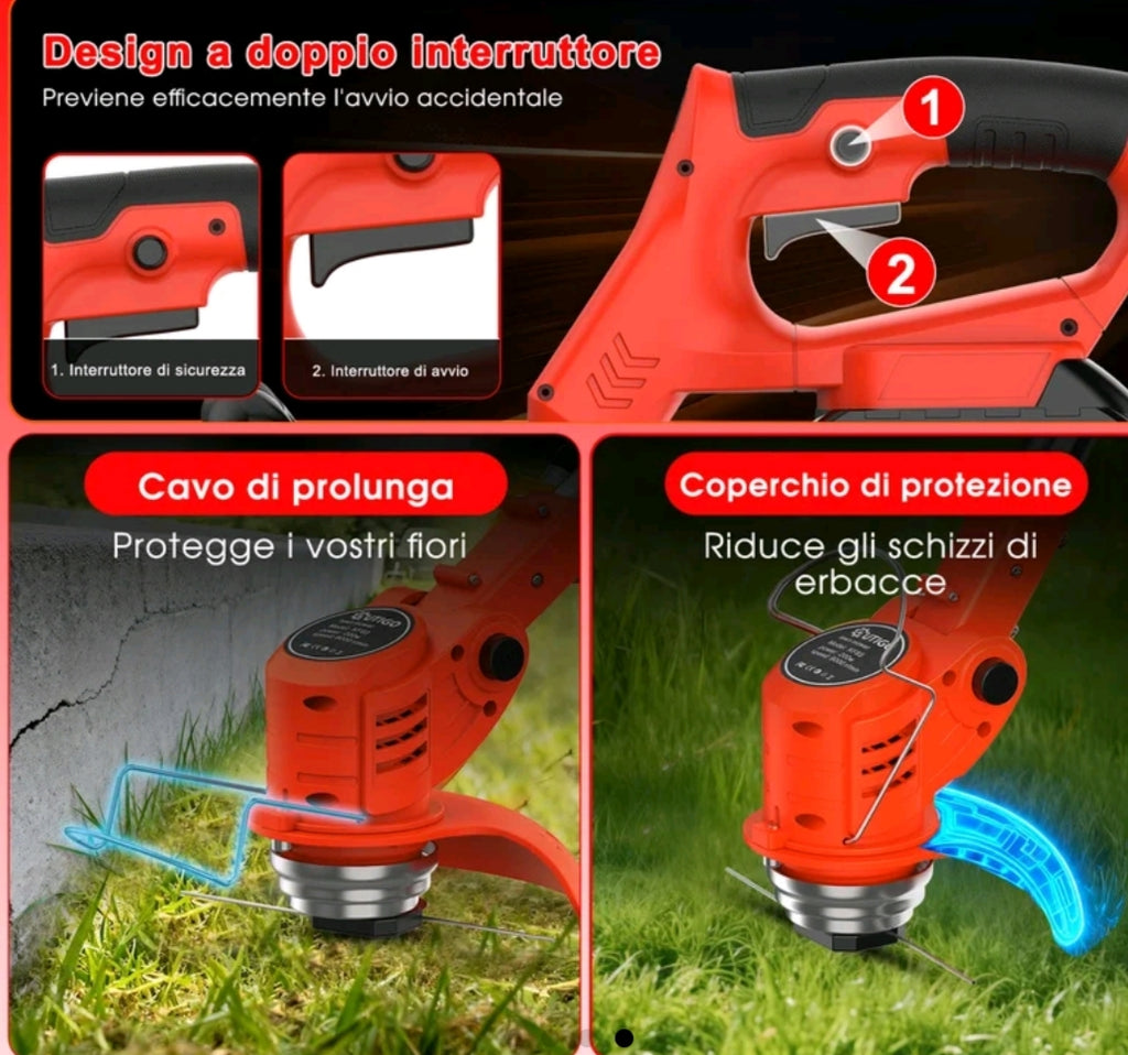 Tagliaerba a batteria potentissimo